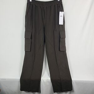 NEW ALO Yoga Men's Double Take Cargo Pocket Expresso Brown Pants Sz M MSRP $138